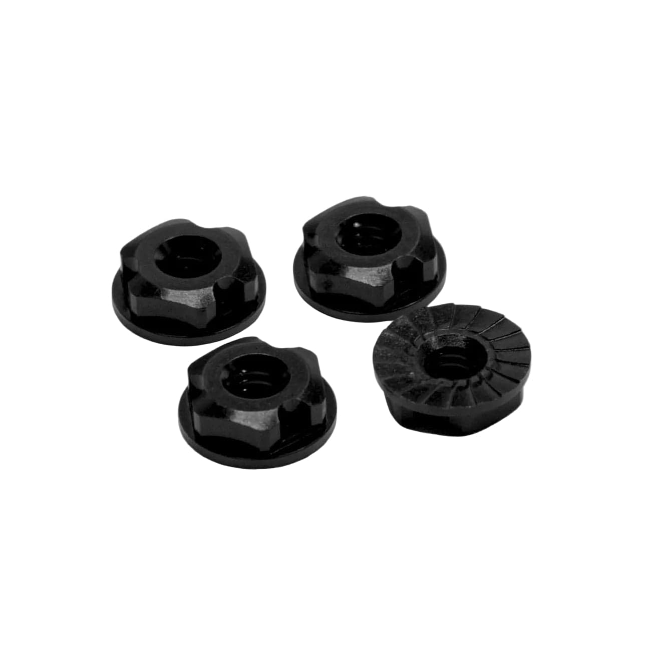 8-32 Serrated Aluminum Wheel Nuts