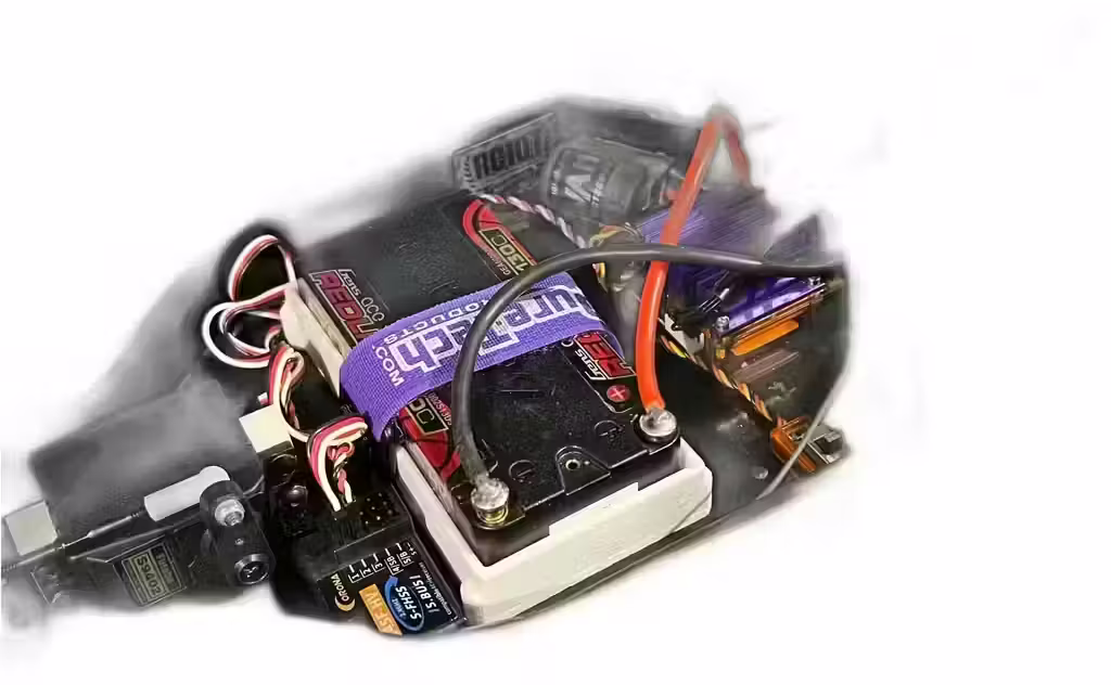 RC10/RC10T Transverse Shorty Lipo Mounting Tray